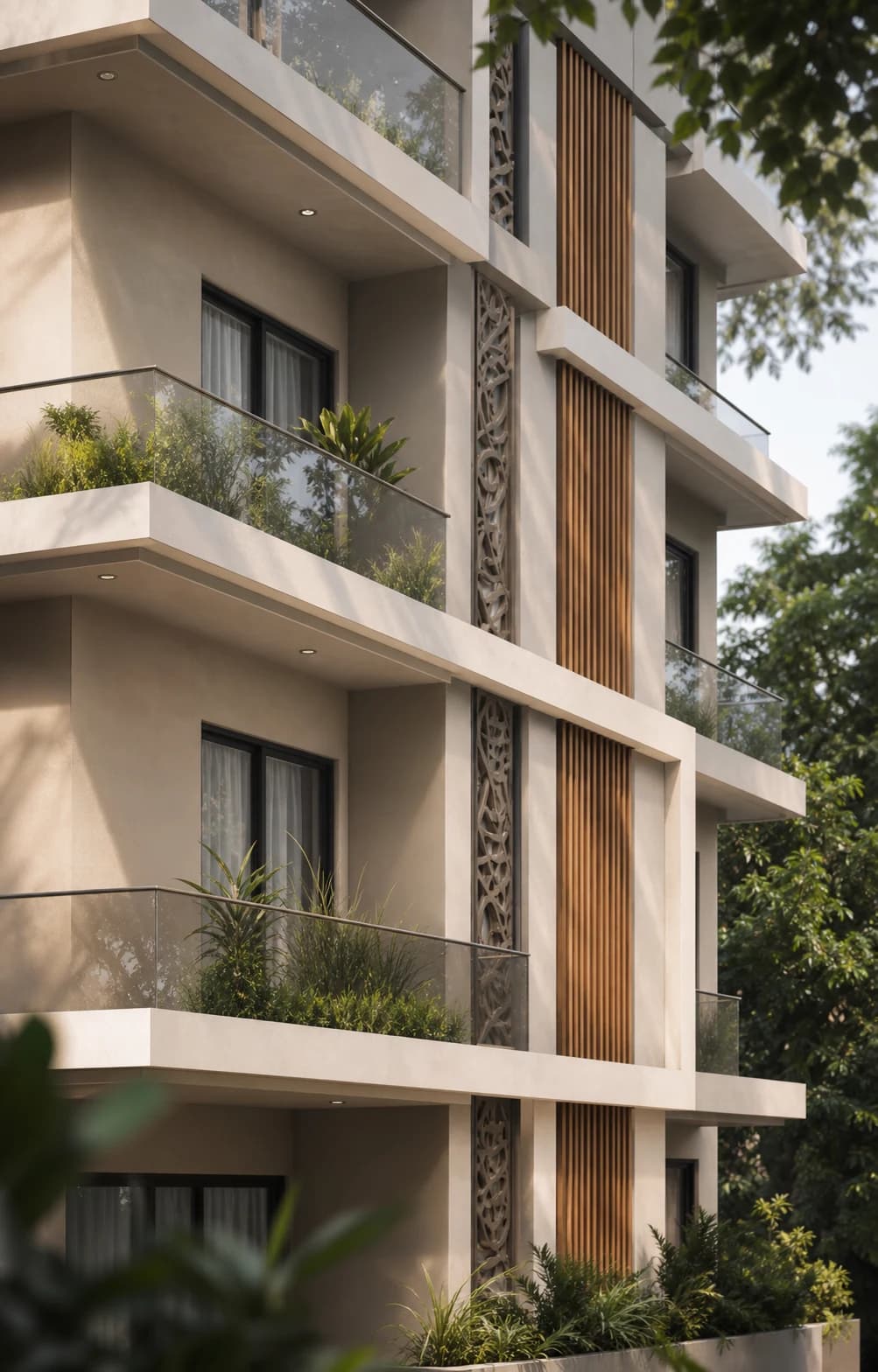 Richwoods Regalia facade material detail